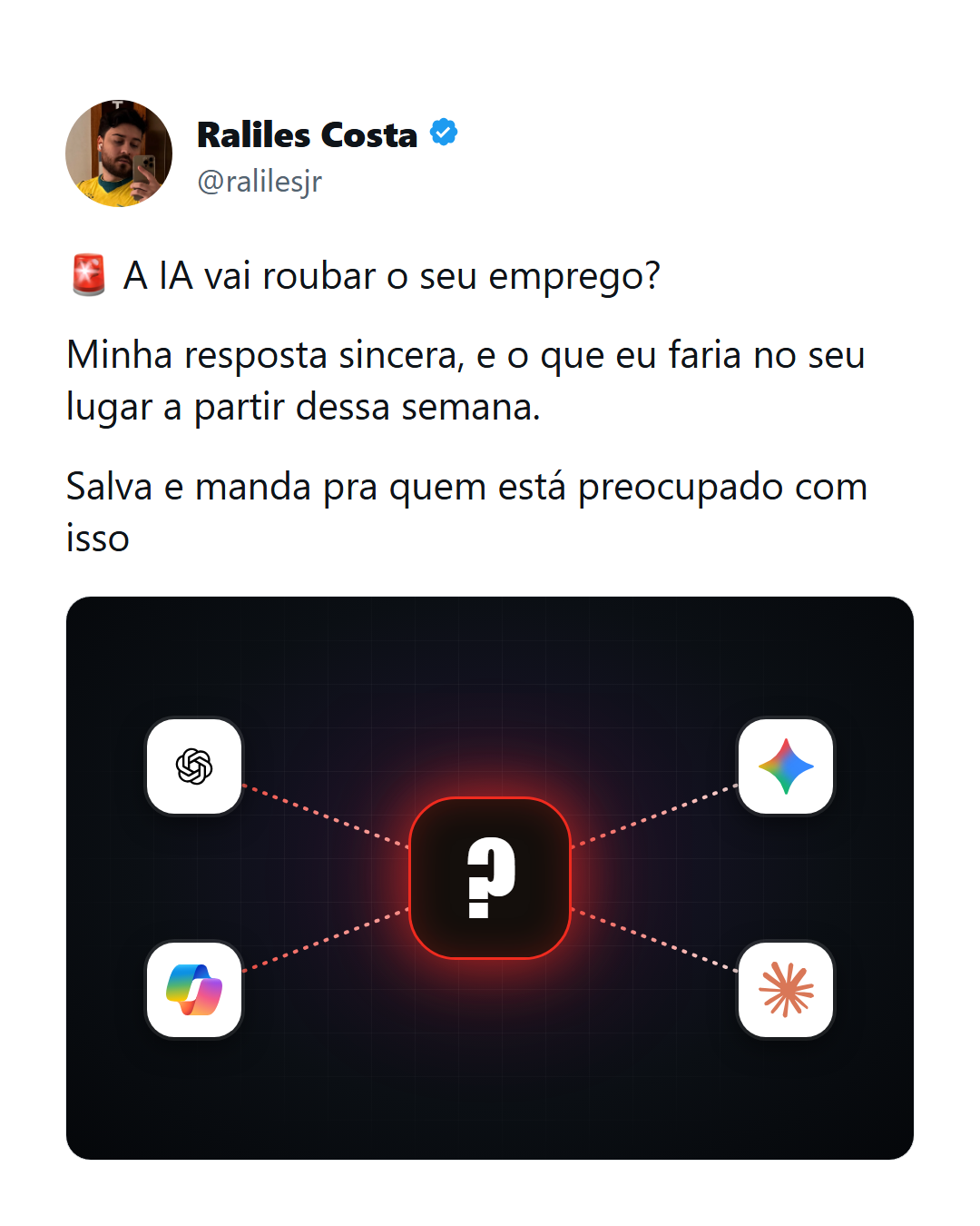 A IA vai roubar seu emprego? Minha resposta sincera