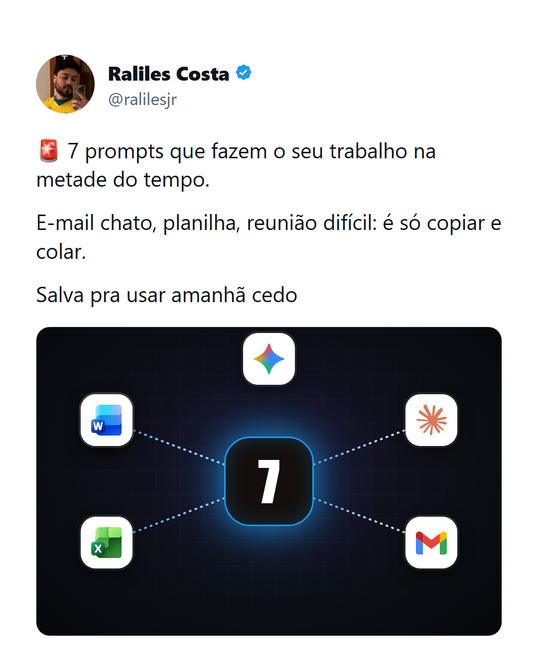 7 prompts que todo mundo que trabalha no computador deveria salvar